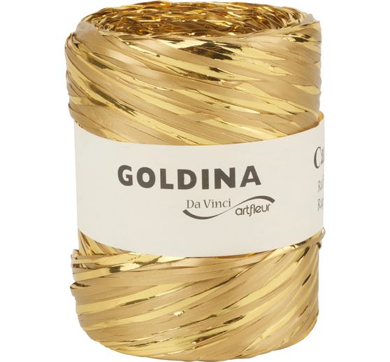 Raffia Band Metallic "Can Can"
