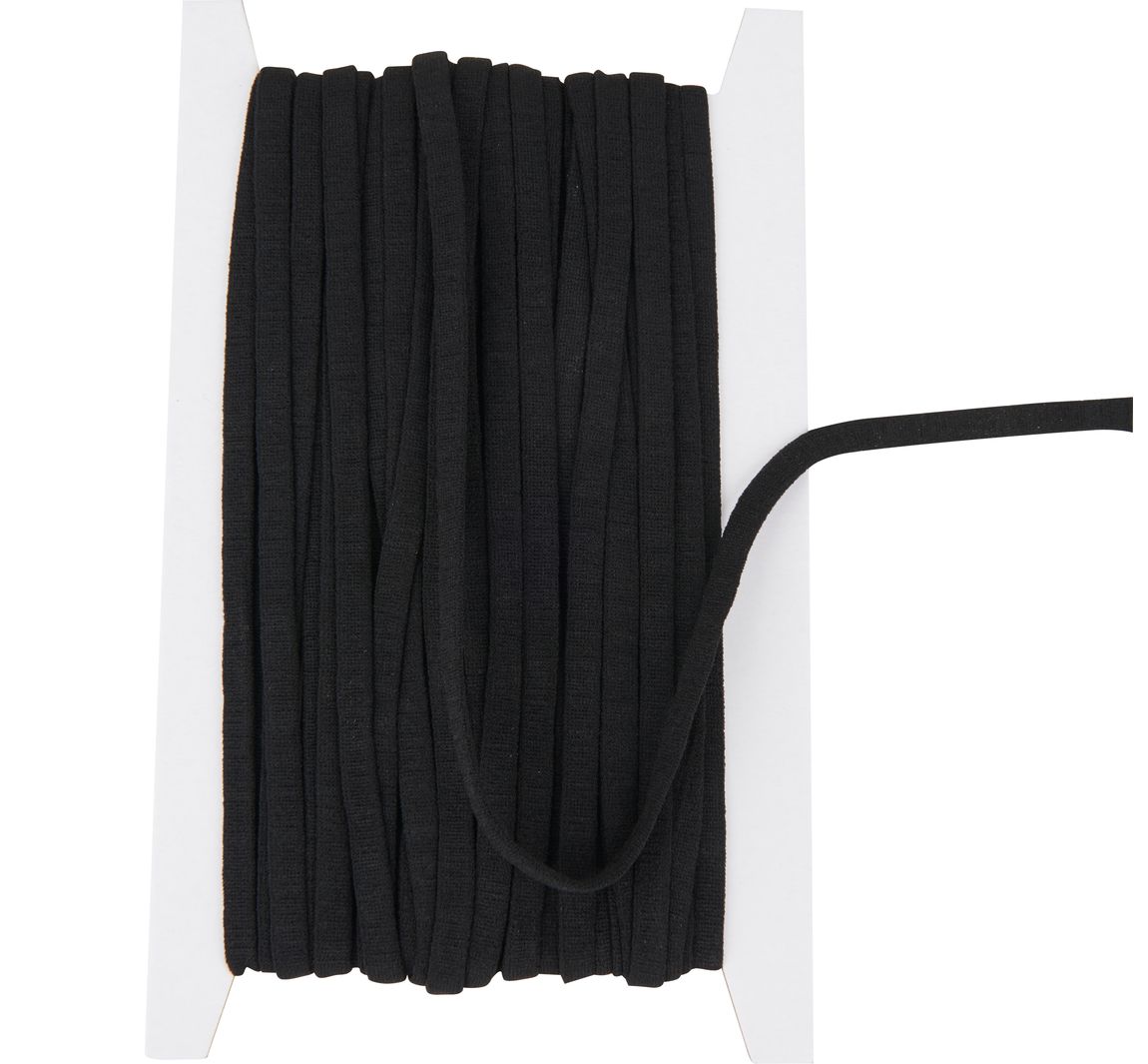 VBS Elastikband, 5,8 mm breit - Schwarz