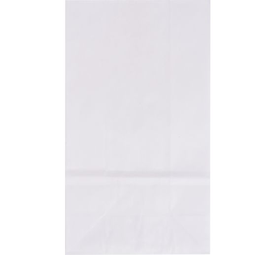 Papiertüten, Blockboden, weiß