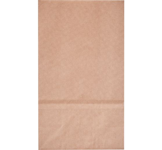 Papiertüten mit Blockboden aus Kraftpapier, 15 Stück