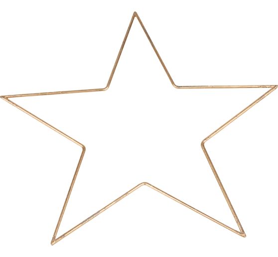 Metallring "Stern", Goldfarben