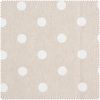 Cotton fabric "Dots" Beige-Brown
