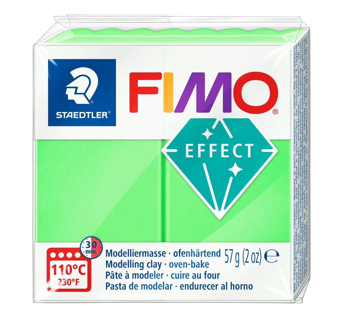 FIMO effect "Neon" - Neon-Grün