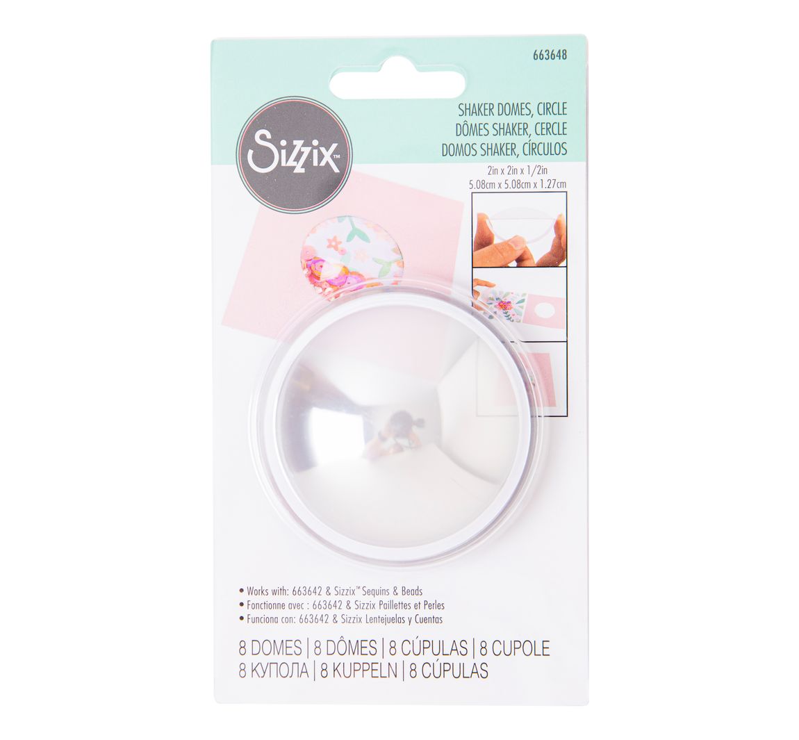 Sizzix Shaker Domes "Rund" - Klein