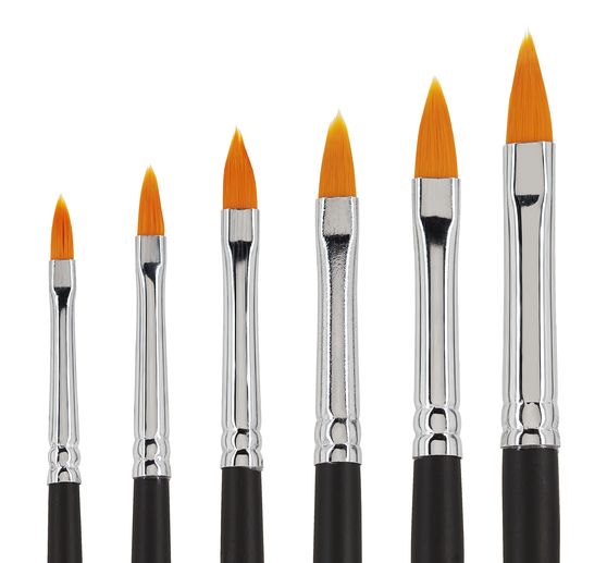 VBS Filbert brush "BASIC", set of 6