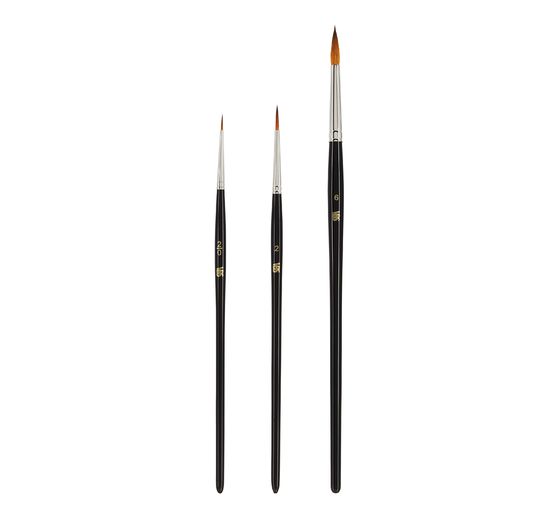 Kolinex Synthetik Pinsel "Fein", 3er-Set