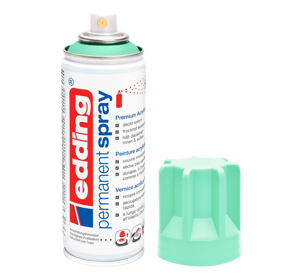 edding 5200 "Permanentspray", Seidenmatt - Neo-Mint