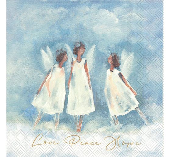 Napkin "Love Peace Hope"