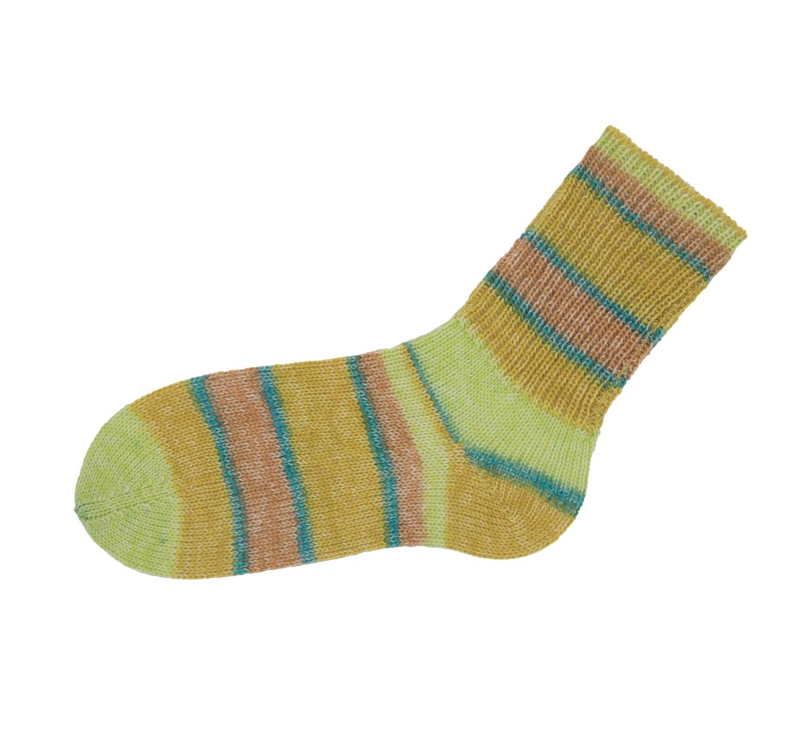 Gründl Hot Socks "Lago" - Jade/Mais/Zitronen/Blassgelb-Meliert
