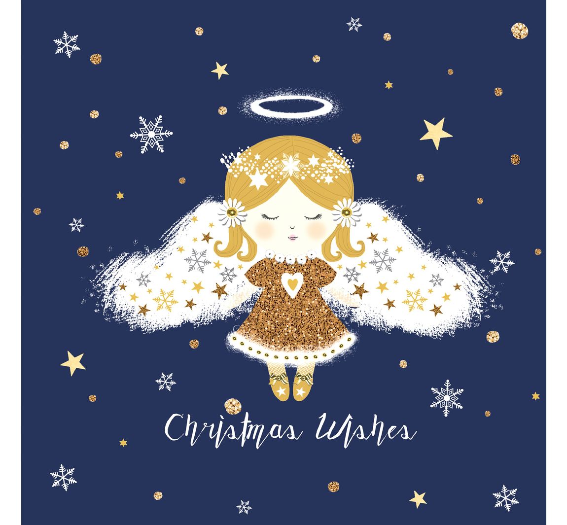 Serviette "Peaceful Angel" - 5 Stück