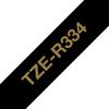 Brother P-touch Textil-Schriftband, 12 mm Gold auf Schwarz