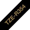 Brother P-touch Textil-Schriftband, 24 mm Gold auf Schwarz