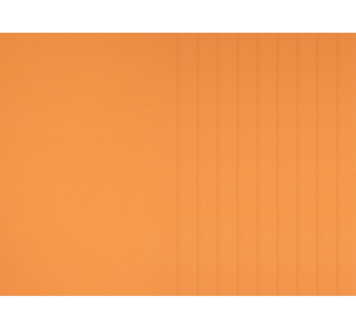 VBS Moosgummi, 3 mm, 10 Stück - Orange