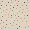 Baumwoll-Stoff Landhaus "Sterne" Beige