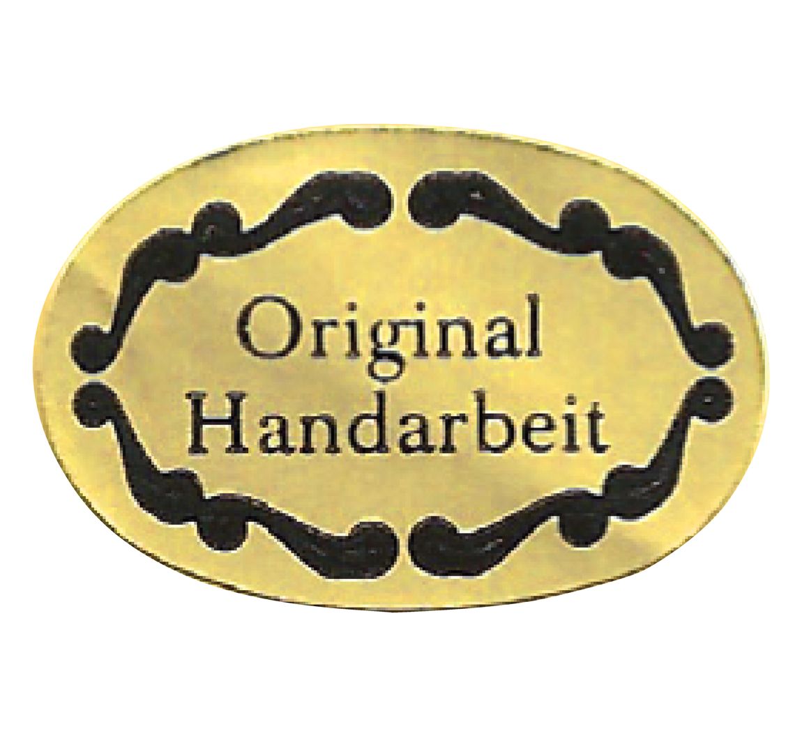 Etikett "Original Handarbeit"