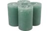 Marble Kerze, durchgefärbt, 4er-Pack