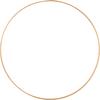 Metallring "Kreis", Goldfarben