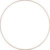 Metallring "Kreis", Goldfarben