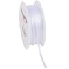 Satin ribbon "Uni", 3 mm White