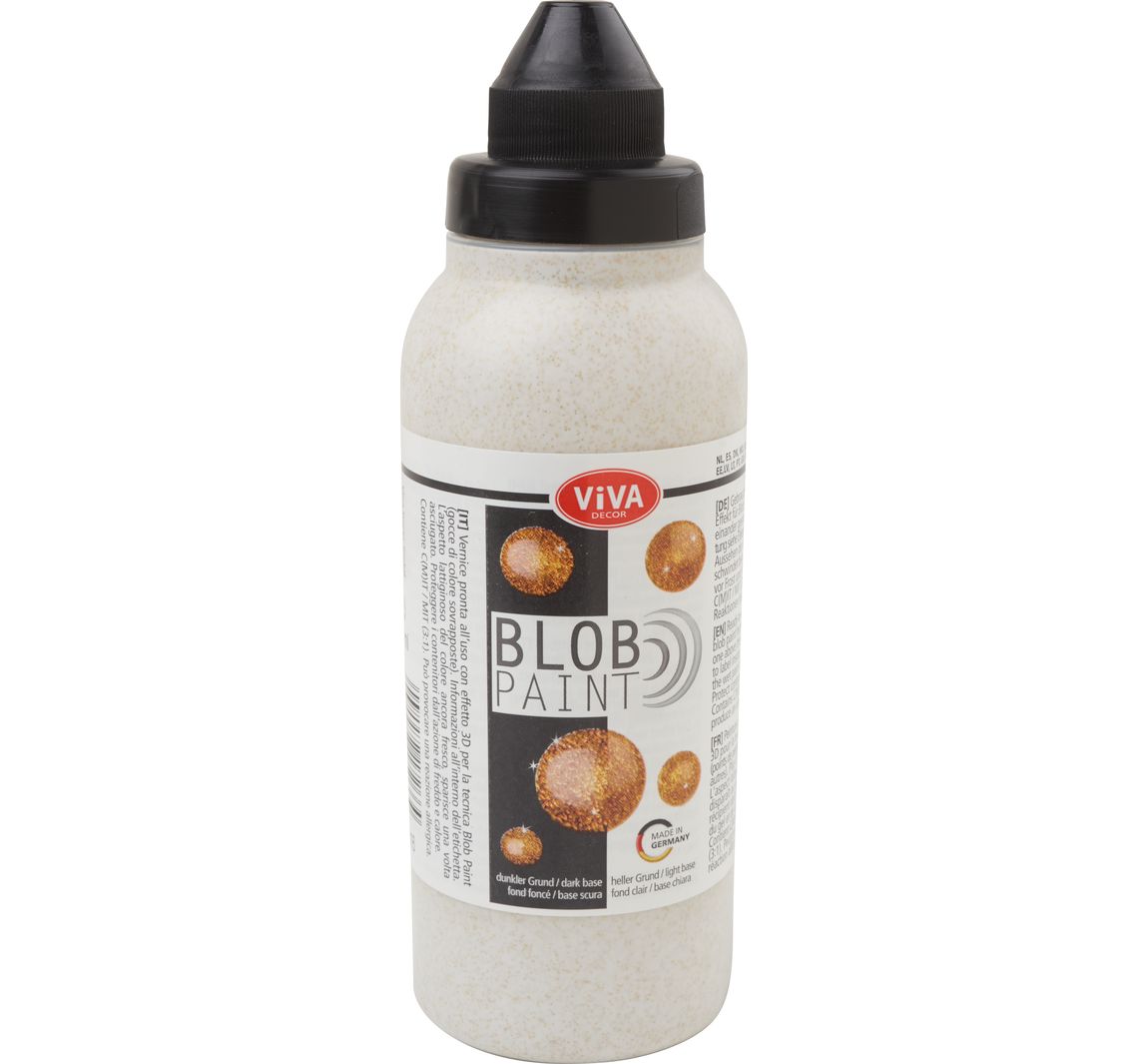 Viva Decor Blob Paint, 280 ml, Metallic/Glitter - Gold-Glitter