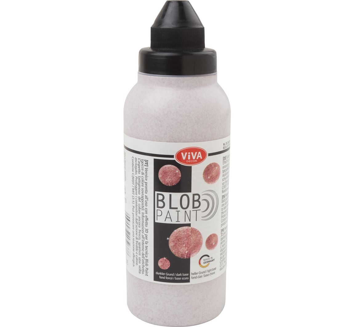 Viva Decor Blob Paint, 280 ml, Metallic/Glitter - Roségold-Glitter