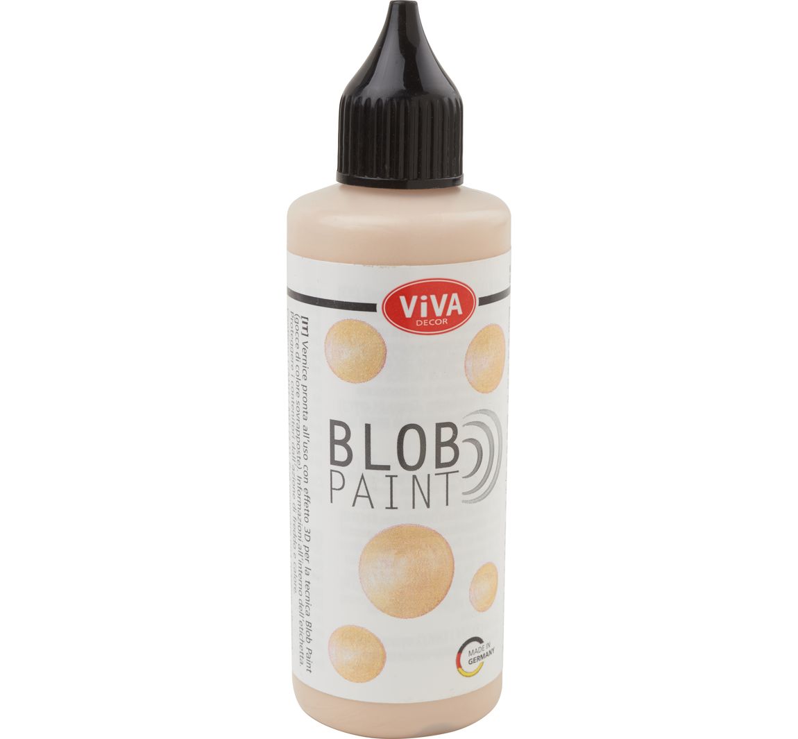 Viva Decor Blob Paint, 90 ml, Metallic/Glitter - Champagner-Metallic