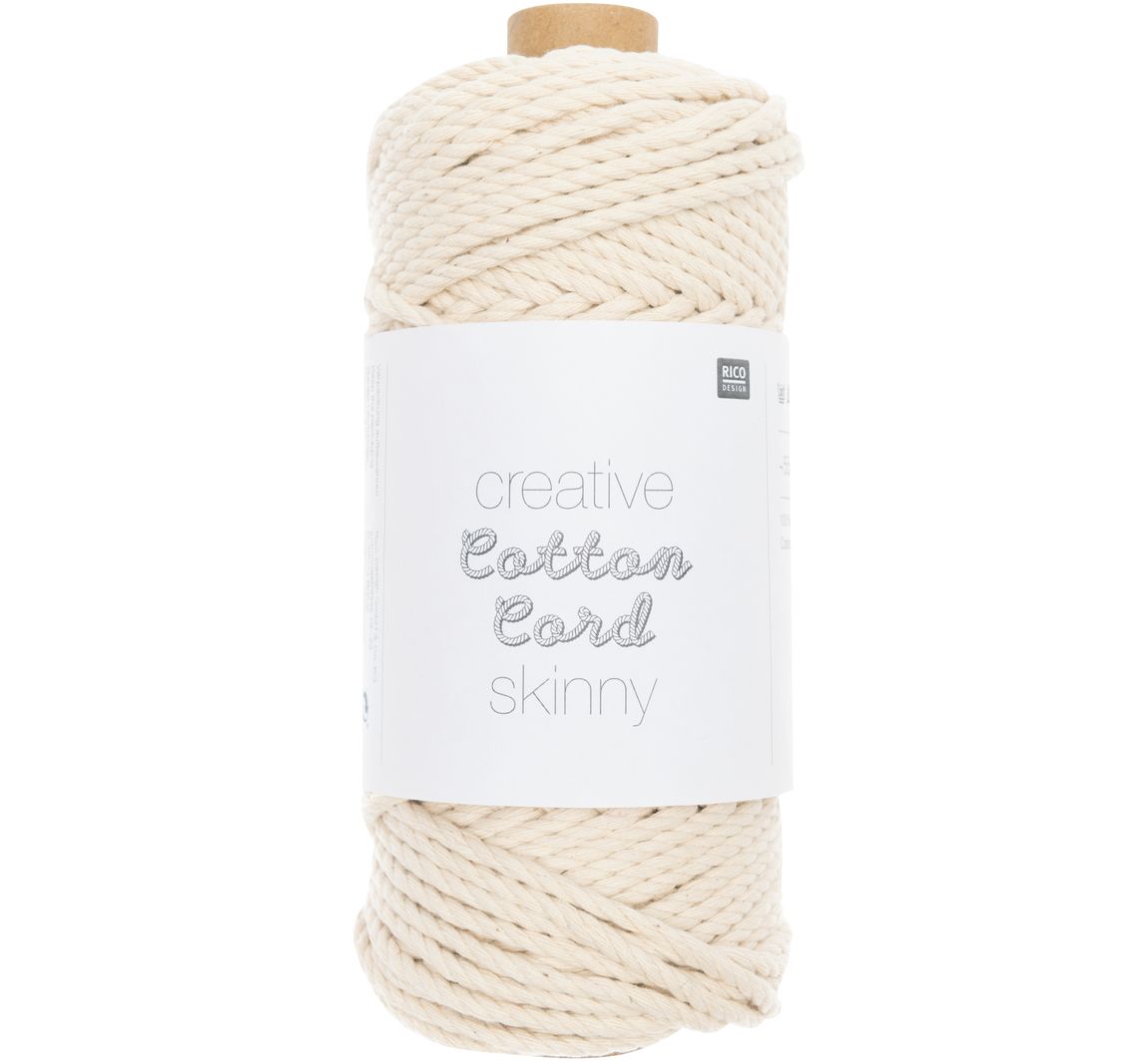 Rico Design Creative Cotton Cord Skinny - Natur