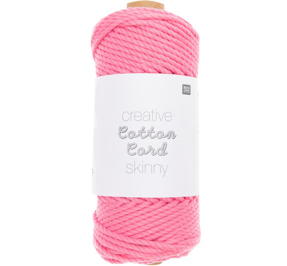 Rico Design Creative Cotton Cord Skinny - Pink