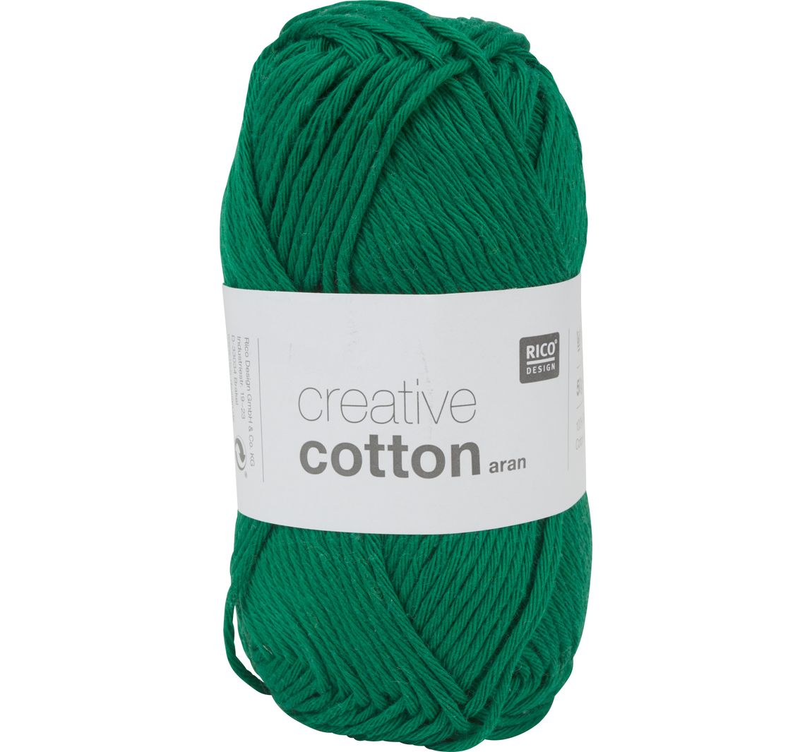 Rico Design Creative Cotton aran - Grün