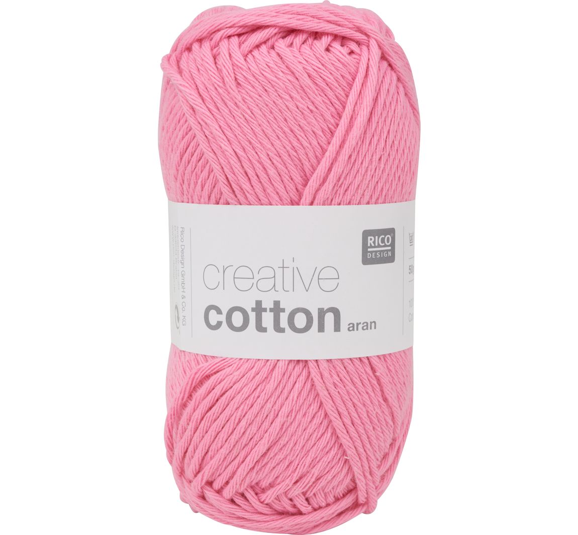 Rico Design Creative Cotton aran - Bonbonrosa