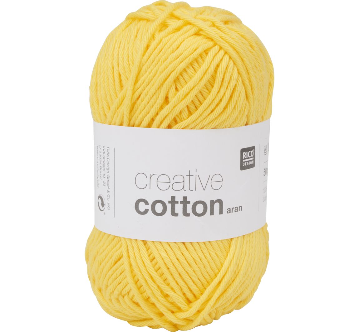 Rico Design Creative Cotton aran - Banane