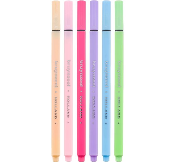 Bruynzeel Fineliner-Set, 6 St.