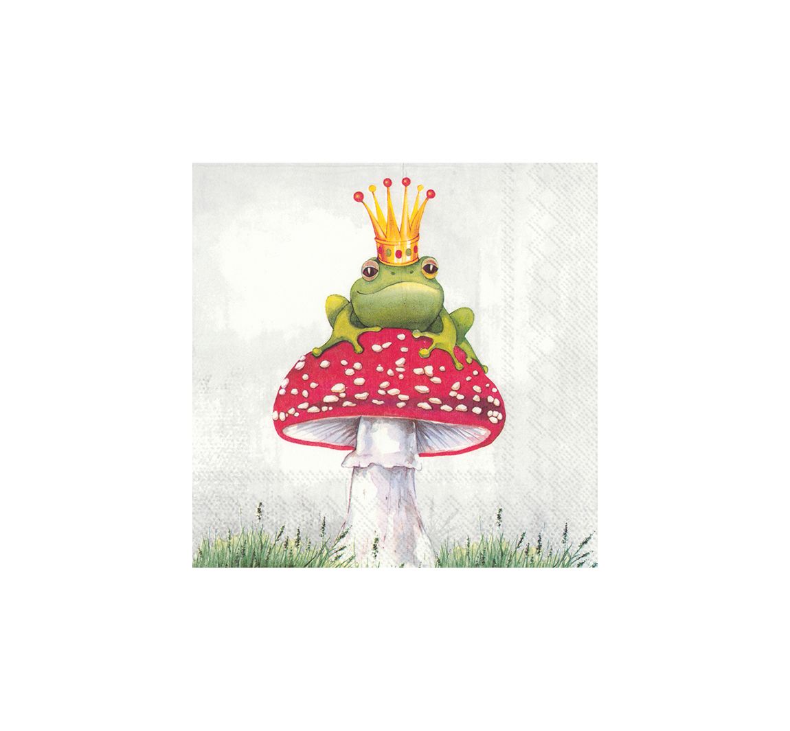 Serviette Lucky Frog - 5 Stück