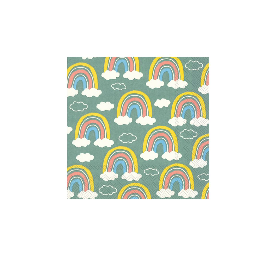 Serviette Rainbow - 20 Stück