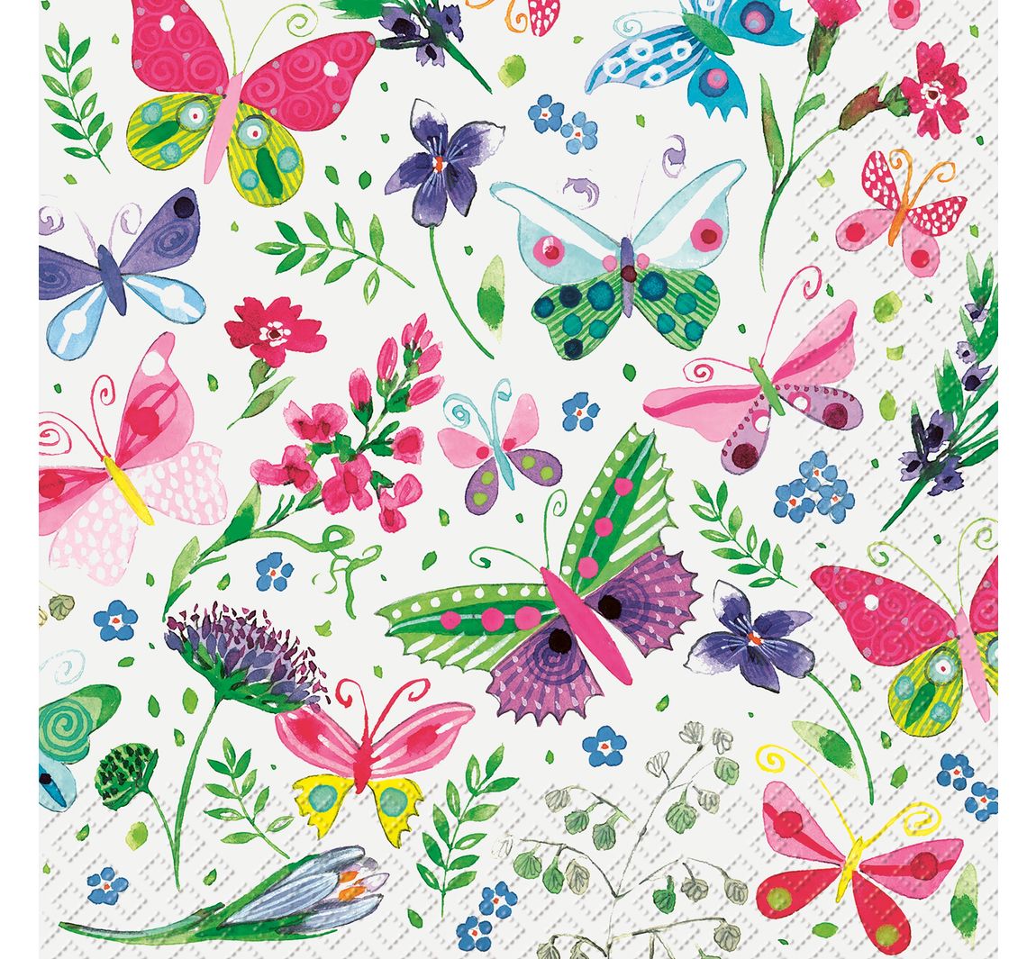 Serviette "My Butterflies" - 20 Stück
