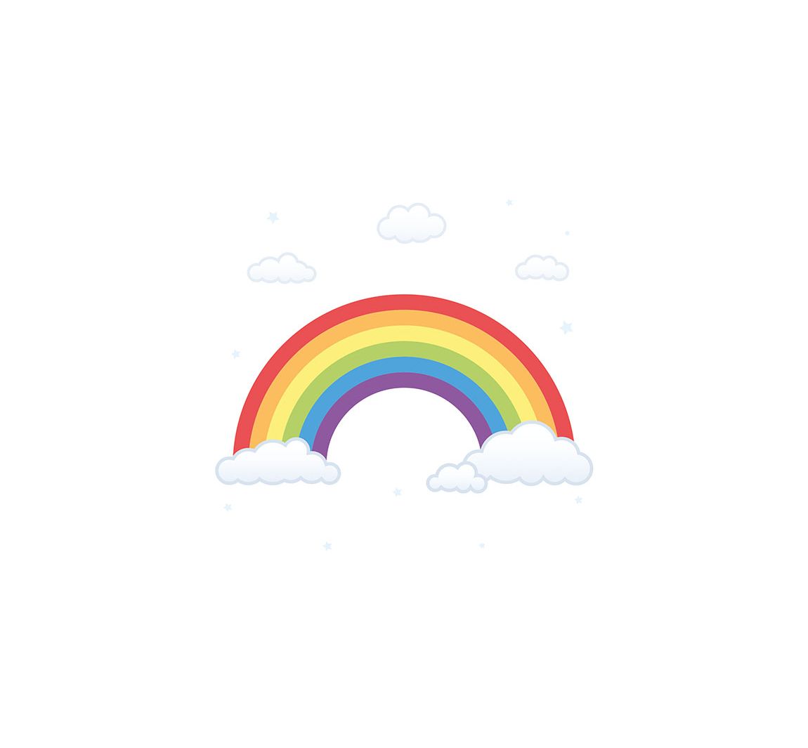 Serviette Regenbogen - 20 Stück