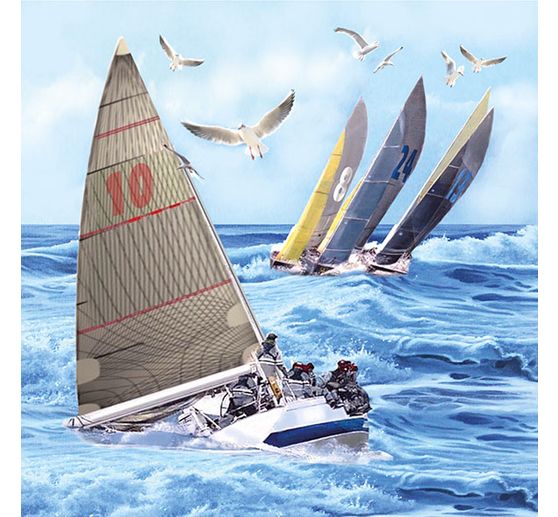 Serviette "Segelregatta"