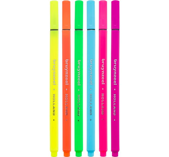 Bruynzeel Fineliner-Set, 6 St.