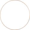 Metallring "Kreis", Goldfarben