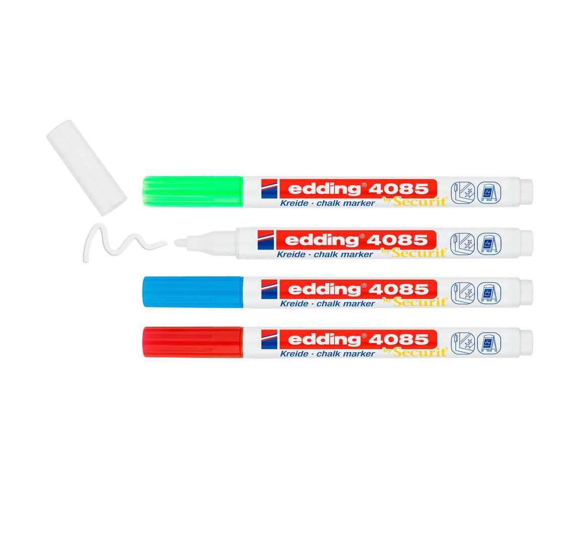 edding 4085 Kreidemarker 4er-Set - Basic