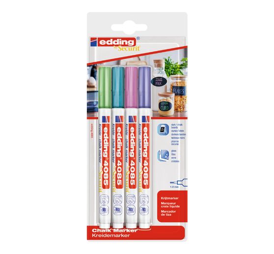 edding 4085 Kreidemarker 4er-Set