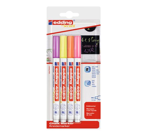 edding 4085 Kreidemarker 4er-Set