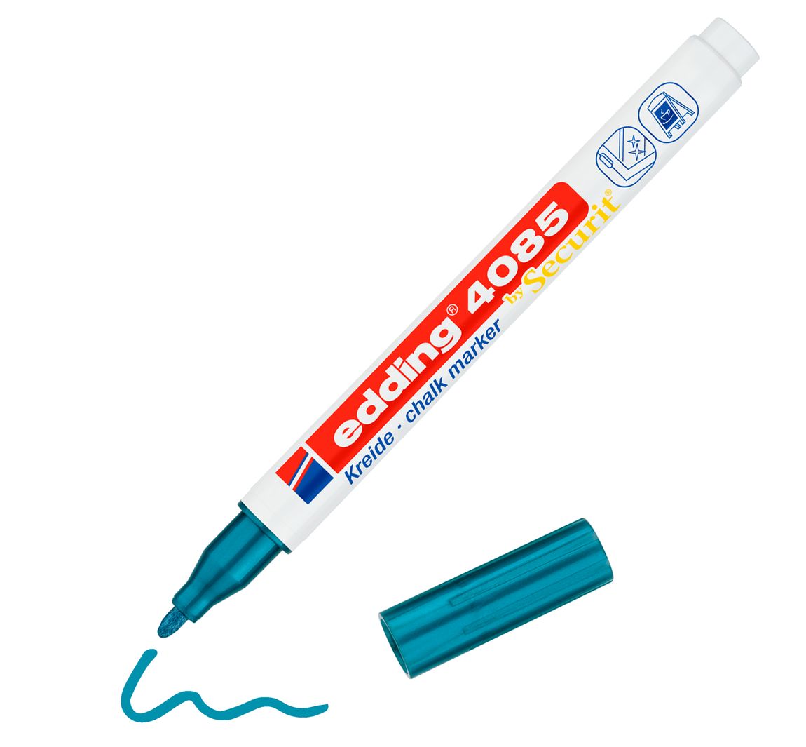 edding 4085 Kreidemarker - Blau-Metallic