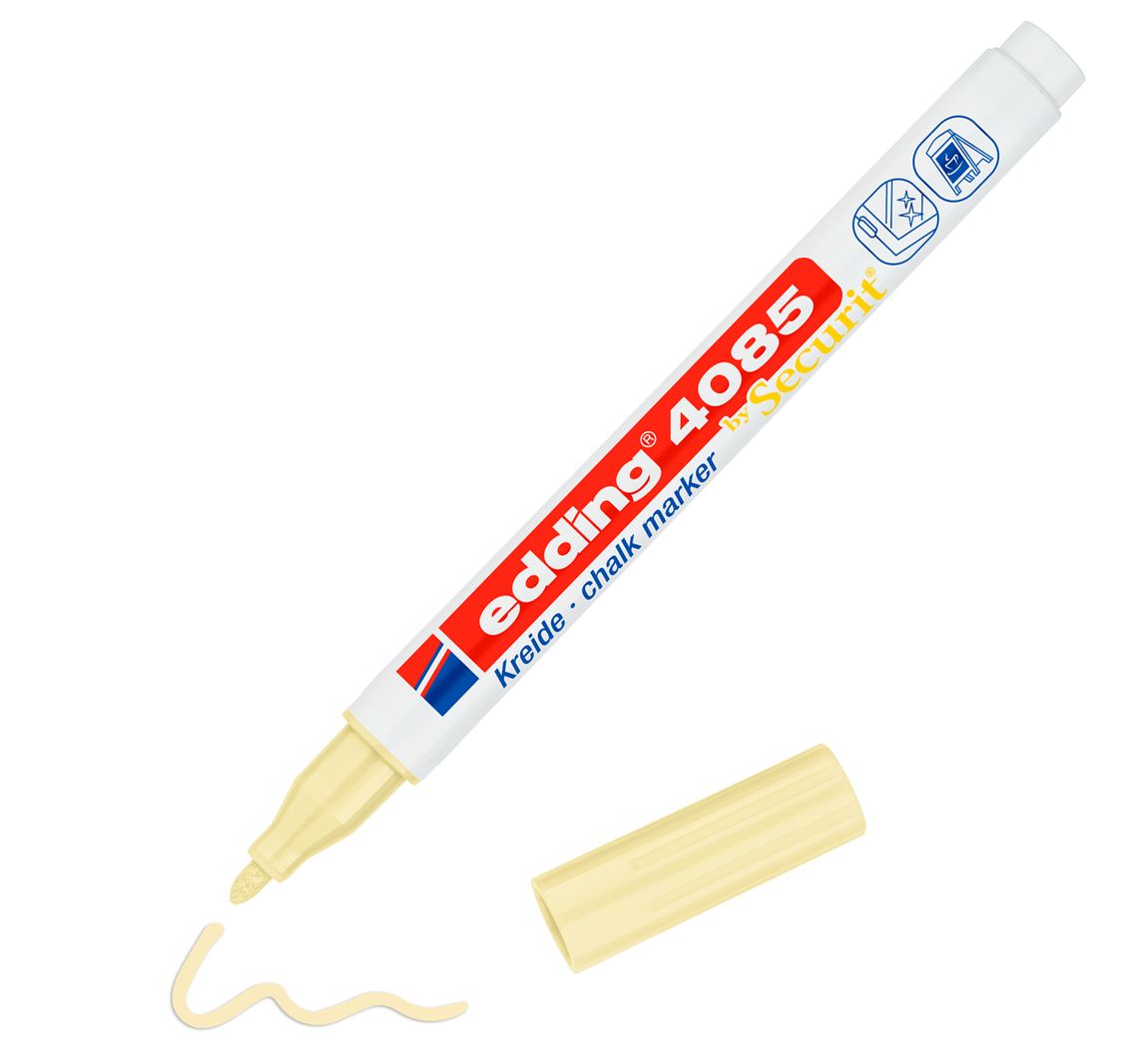 edding 4085 Kreidemarker - Pastell-Gelb