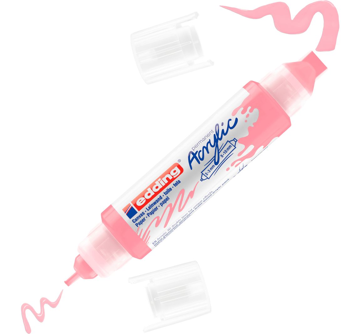 edding 5400 Acrylic "Acryl 3D - Double Liner" - Edel Mauve