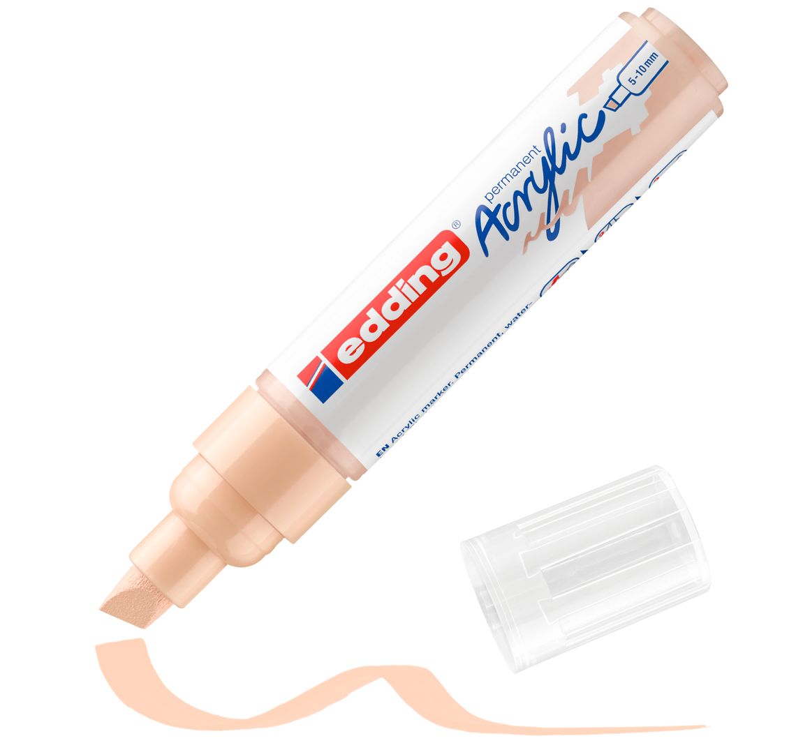 edding 5000 Acrylic "Acrylmarker - Breit" - Warmbeige
