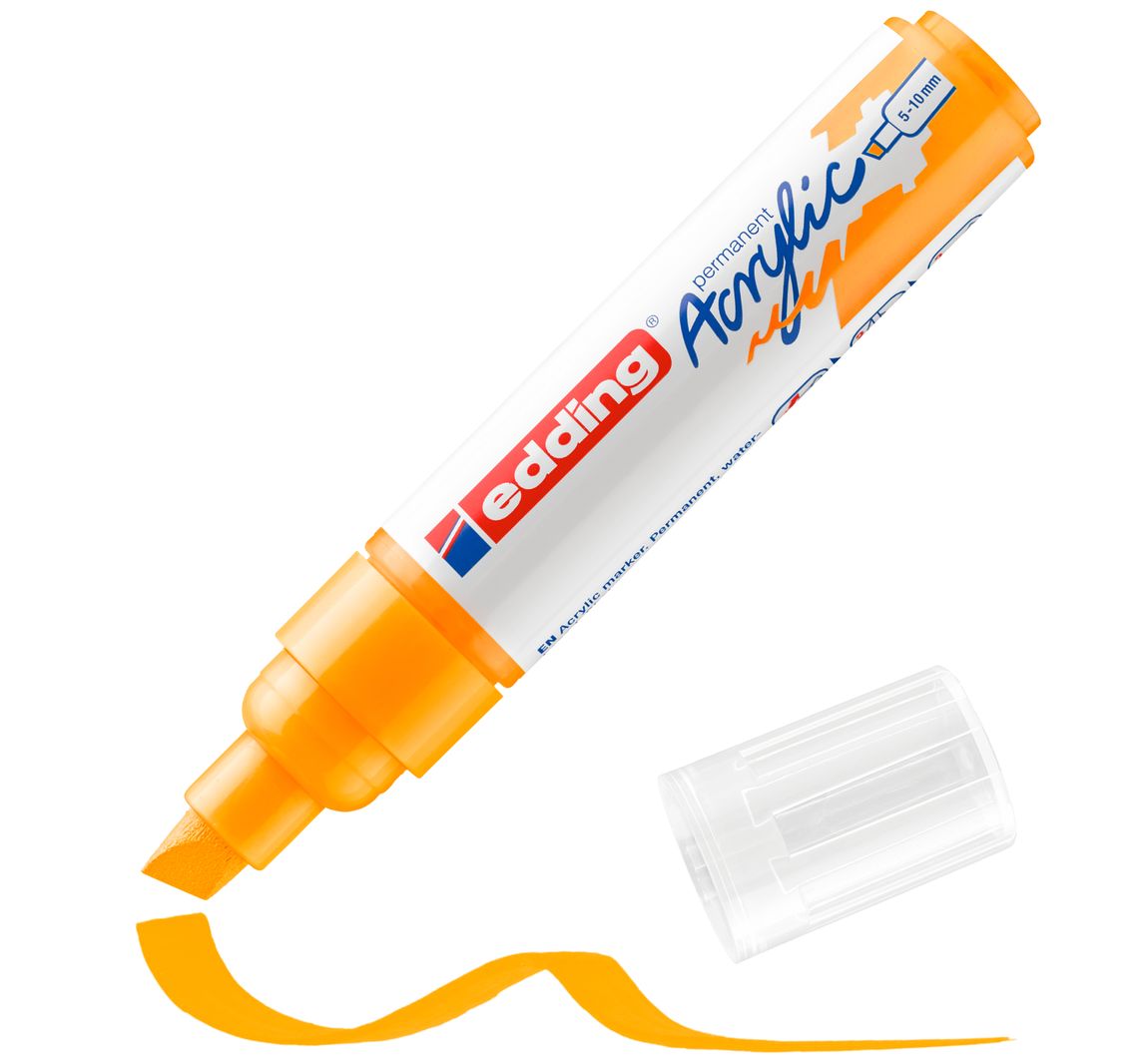 edding 5000 Acrylic "Acrylmarker - Breit" - Sonnengelb