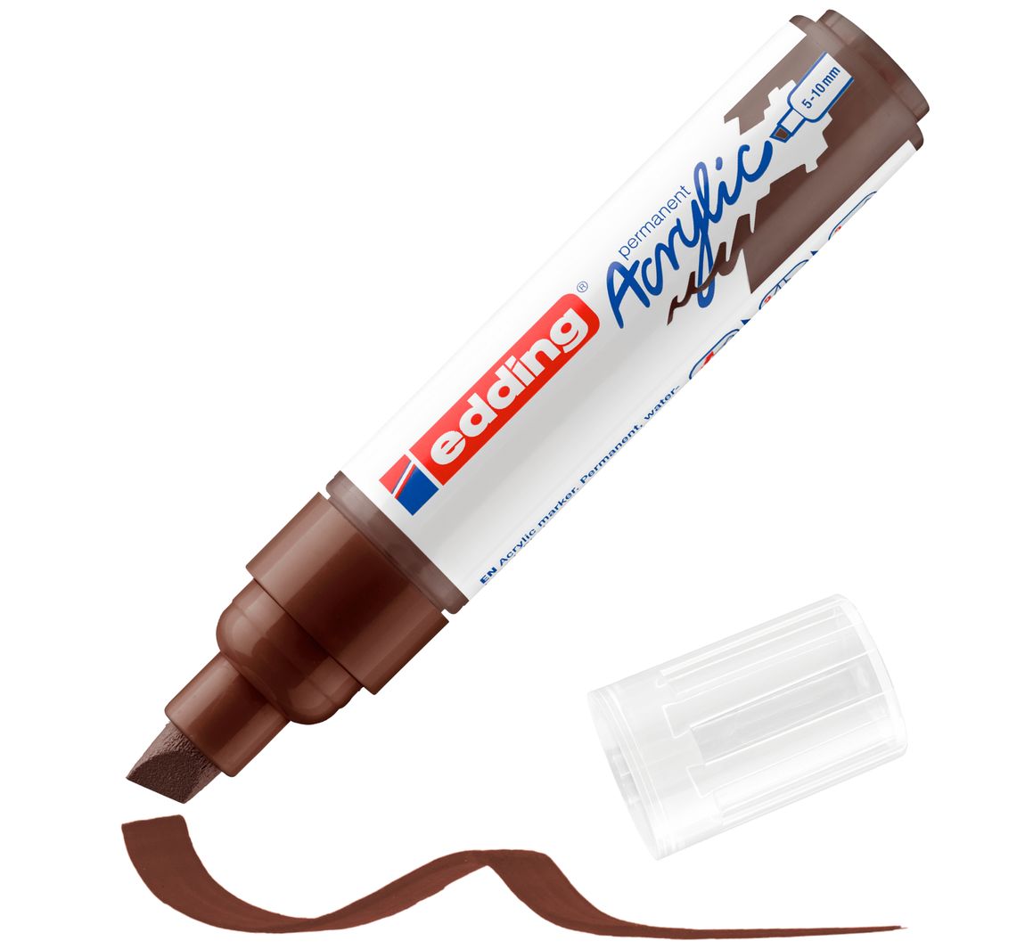 edding 5000 Acrylic "Acrylmarker - Breit" - Schokobraun