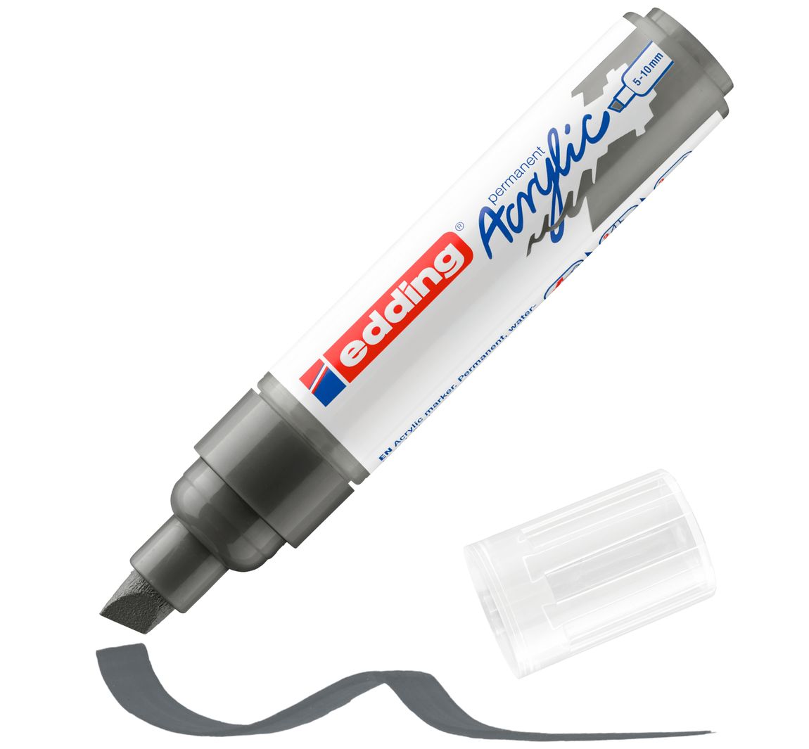edding 5000 Acrylic "Acrylmarker - Breit" - Anthrazit