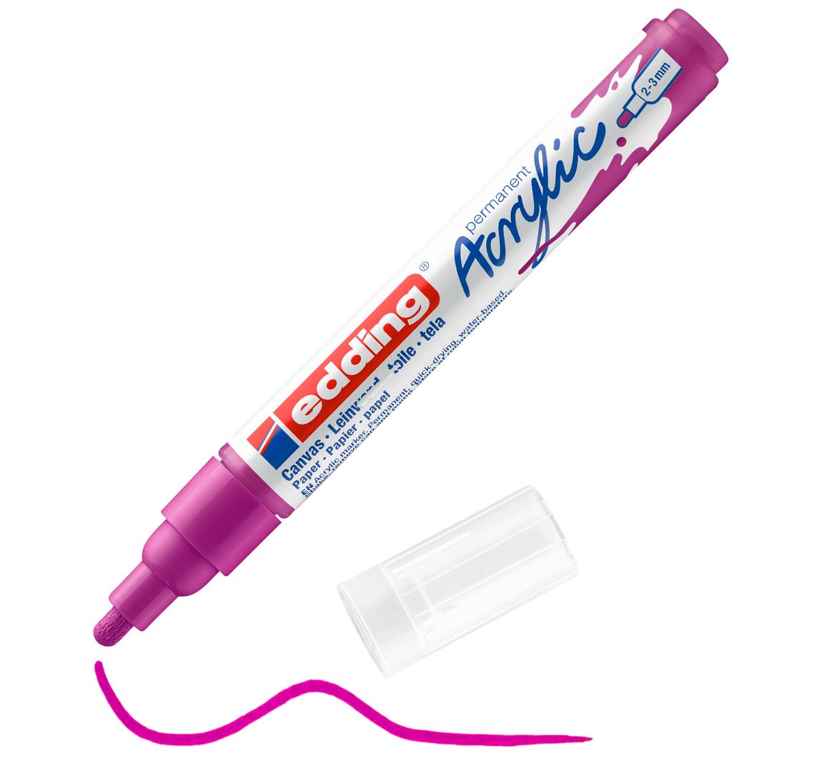 edding 5100 Acrylic "Acrylmarker - Mittel" - Beere